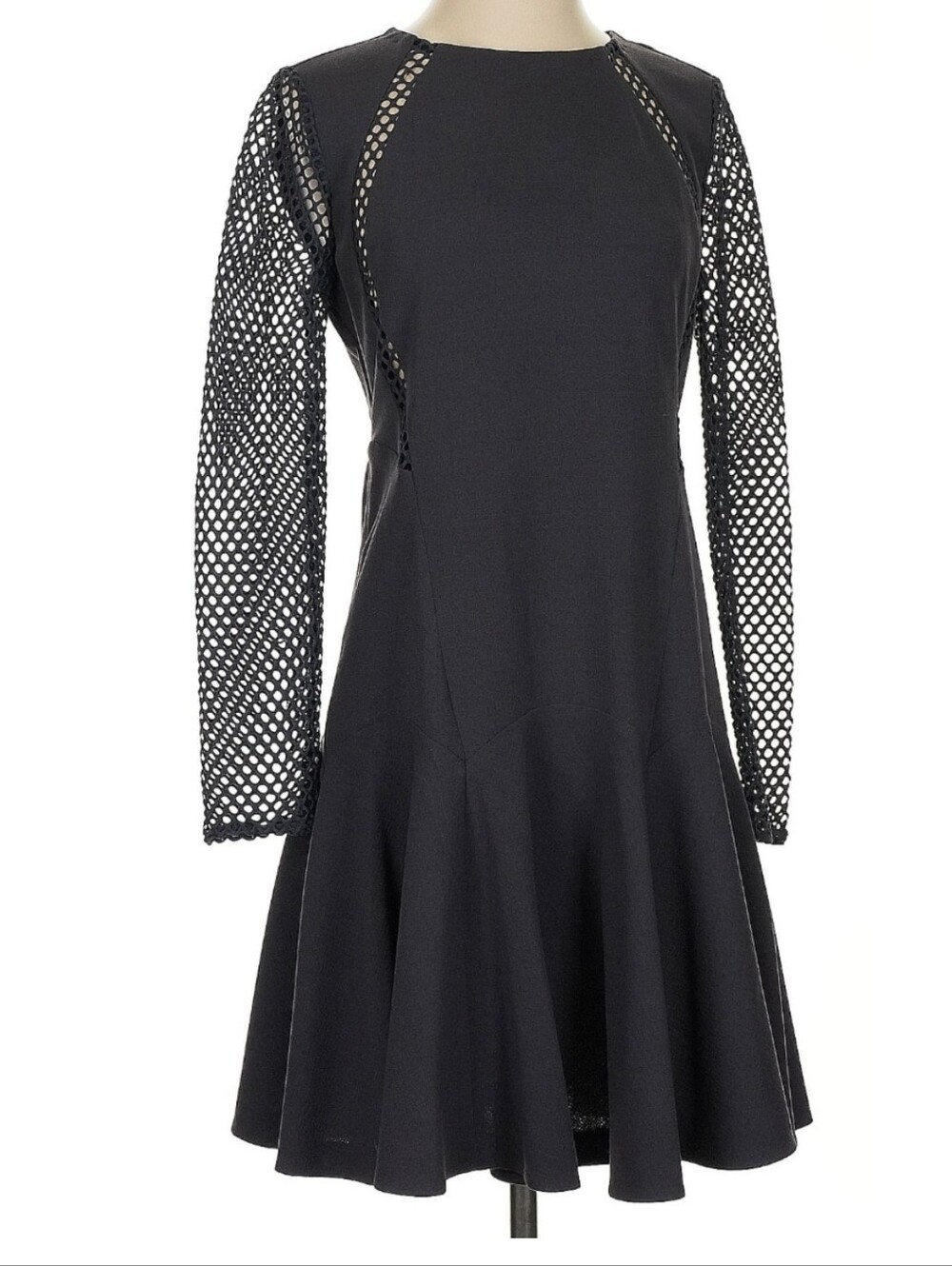 Rebecca Taylor grey/bluish size 4 fishnet Dress